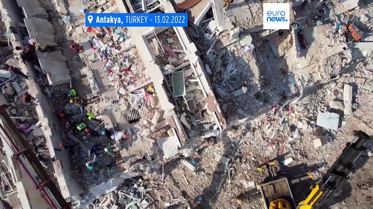 Devastation as far as the eye can see: Watch our Antakya drone footage