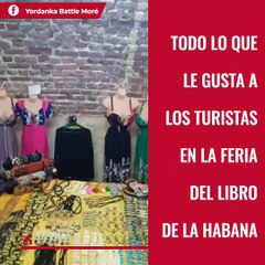 Todo lo que le gusta a los turistas en la feria del libro de La Habana