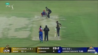 23 Runs in One Over _ 6 - 6 - 6 - 4 _ Karachi Kings vs Peshawar Zalmi _ Matc_HD
