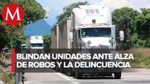 En Veracruz, transportistas blindan tráileres por aumento de asaltos carreteros