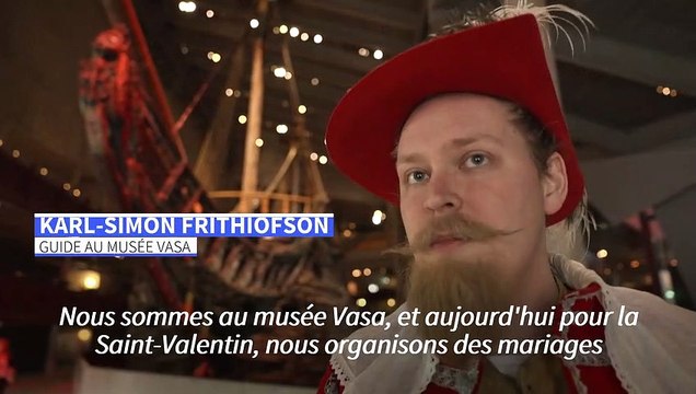 Suède: se marier, un naufrage? Pour la Saint-Valentin, épousailles devant la célèbre épave du Vasa