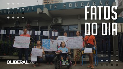 Descargar video: Mães de alunos com deficiência cobram mediadores dentro de escolas municipais em Belém