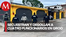 Inspectores de tesorería fueron secuestrados antes de ser asesinados: fiscal de Quintana Roo
