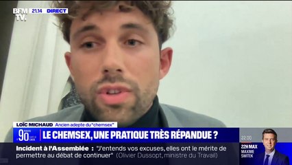 "J'ai cette incapacité à m'arrêter quand je commence à consommer": Loïc Michaud, ancien pratiquant du "chemsex", raconte son vécu