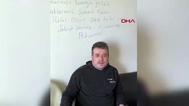 Kahraman madencilerden duygusal veda