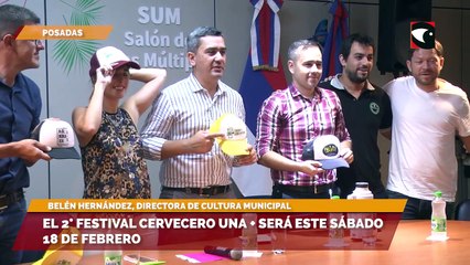 El 2° Festival Cervecero Una + será este sábado 18 de febrero