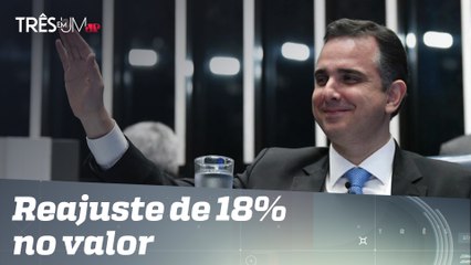 Rodrigo Pacheco concede aumento da cota parlamentar aos senadores