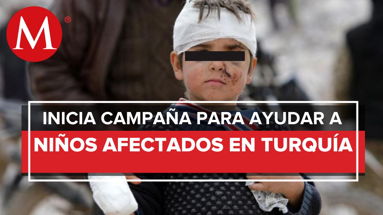 Unicef lanza campaña de apoyo para niños afectados por terremoto en Siria y Turquía