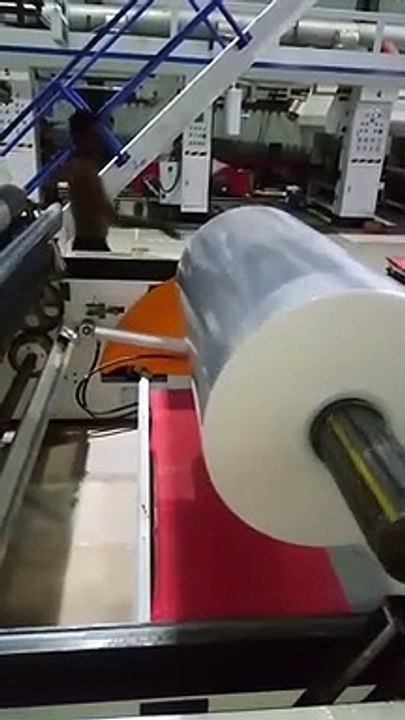 Blown film packaging line machine