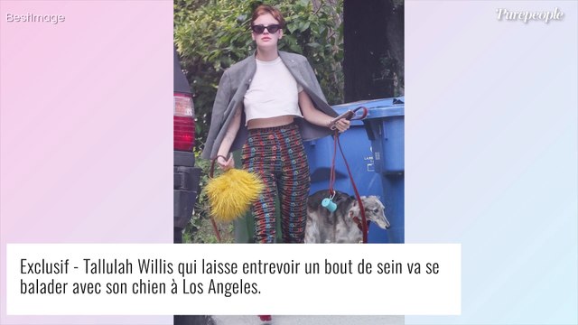 Tallulah Willis en balade avec sa soeur Scout : elle laisse échapper un sein en pleine rue, photos à l'appui !