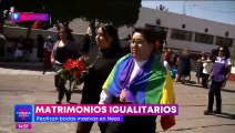 Realizan boda masiva para parejas del mismo sexo en Nezahualcóyotl