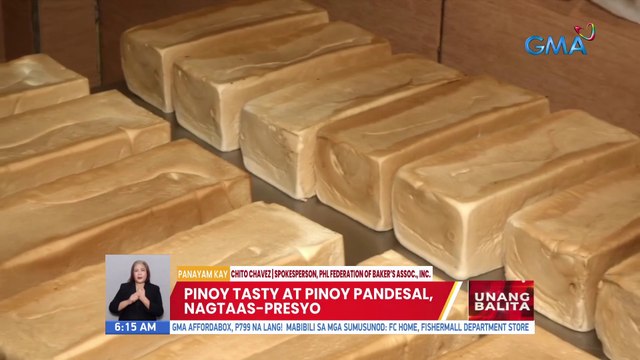 Pinoy Tasty at Pinoy Pandesal, nagtaas-presyo | UB