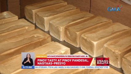 Pinoy Tasty at Pinoy Pandesal, nagtaas-presyo | UB