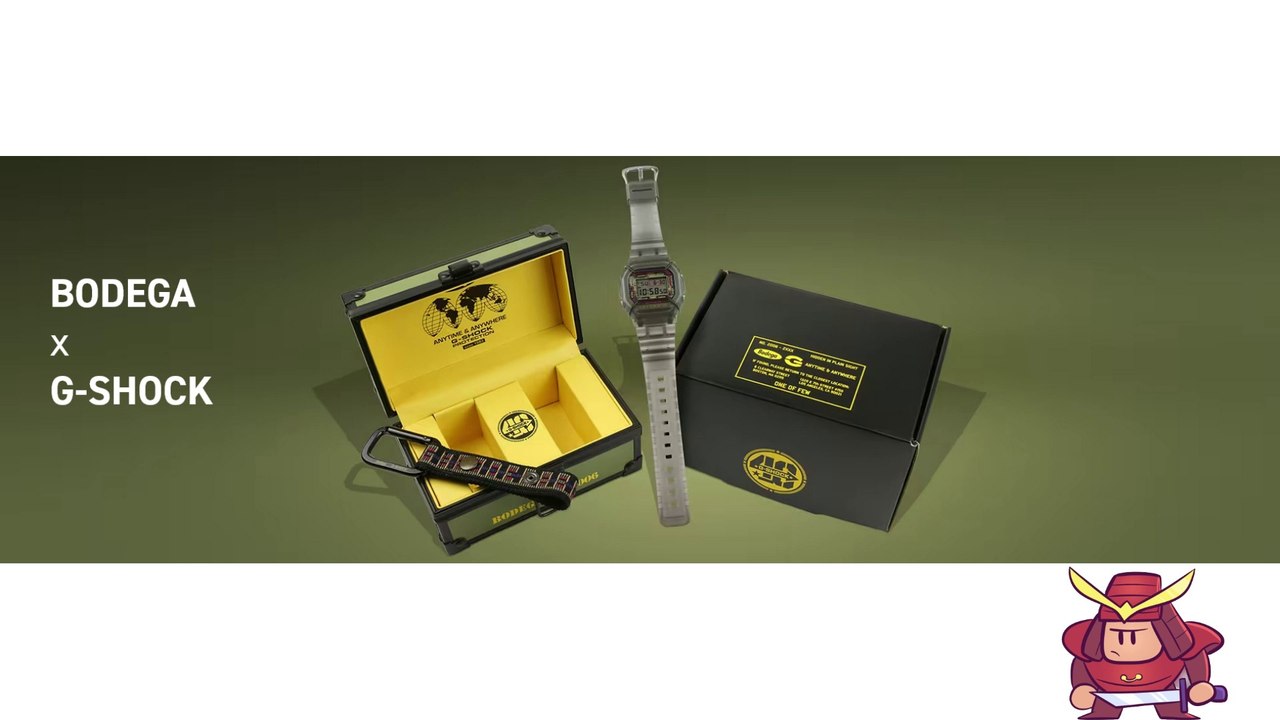 Bodega x G-SHOCK DW5600 “Anytime & Anywhere” for Modern and Urban Lifestyle
