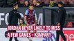 Jordan Beyer likely to miss a few games - Vincent Kompany
