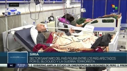 Personal sanitario sirio ofrece sólida respuesta a pesar de las sanciones económicas que sufre el país