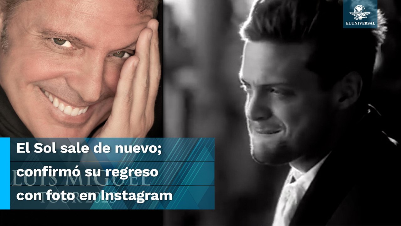 Luis Miguel regresa a los escenarios, anuncia gira para 2023