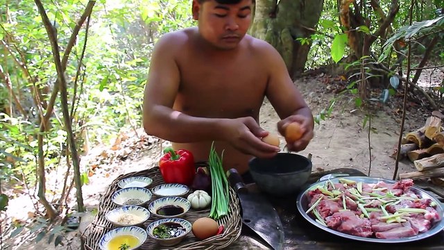 Cooking Pork Ribs BBQ Recipe Eating So Yummy - Fried Ribs Pork BBQ