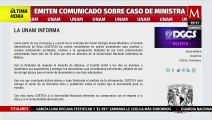 UNAM emite comunicado sobre el caso de plagio de tesis de la ministra Yasmín Esquivel