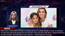 Audrina Patridge Mourns Death of Her 15-Year-Old Niece Sadie Loza - 1breakingnews.com