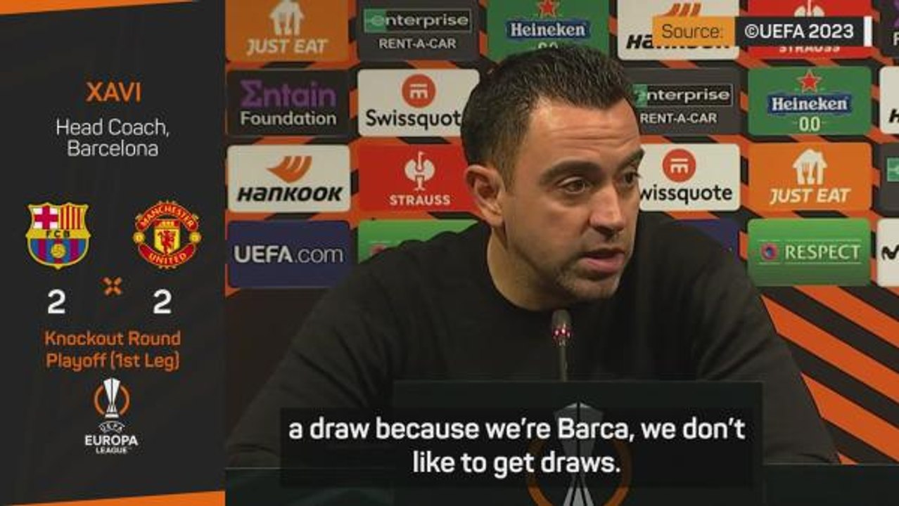 We are Barcelona, we're not satisfied with a dr...