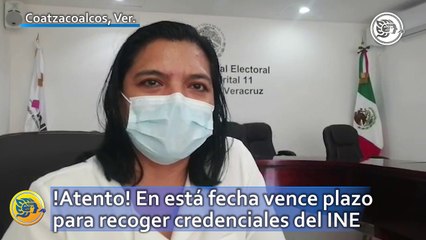 !Atento! En está fecha vence plazo para recoger credenciales del INE