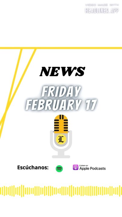 NEWS FRIDAY 17 FEBRUARY