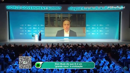 Elon Musk diz que IA é um “grande risco” à civilização