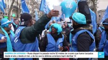 Miles de franceses salieron a las calles por quinta vez para rechazar reforma pensional