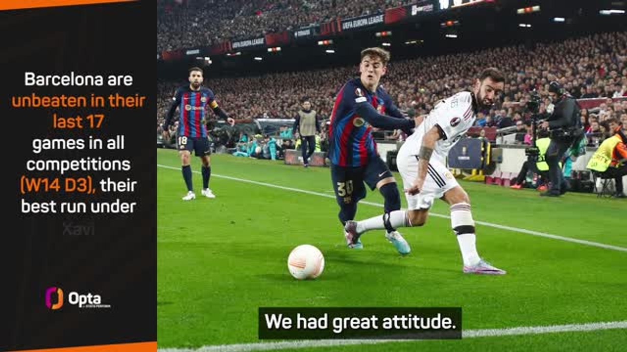 We are Barcelona, we're not satisfied with a draw - Xavi