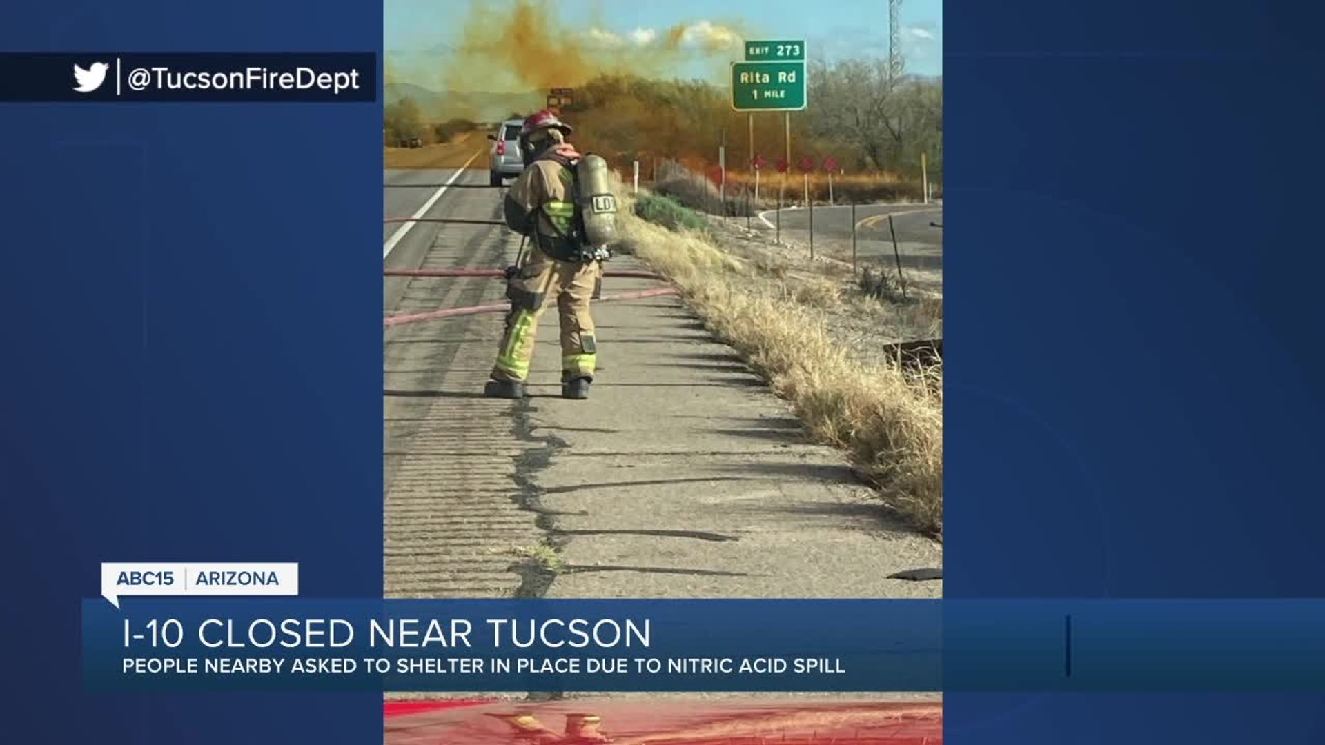 ⁣Latest headlines: Nitric acid spill closes part of I-10 in Tucson, three students killed in Michigan