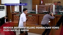 Momen Richard Eliezer dan Penasihat Hukum Berdoa Bersama Jelang Pembacaan Vonis Hakim