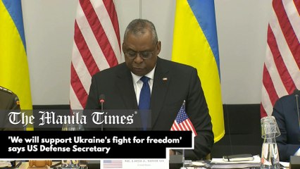 'We will support Ukraine's fight for freedom' says US Defense Secretary