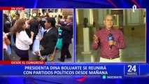 Dina Boluarte convoca a líderes de partidos políticos para abordar la crisis política y social