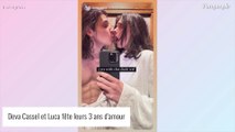 Deva Cassel et Luca, trois ans d'amour : un cliché sexy et inédit en peignoir pour leur anniversaire