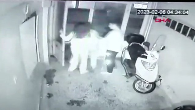 Gaziantep'te deprem anına ait yeni görüntüler ortaya çıktı