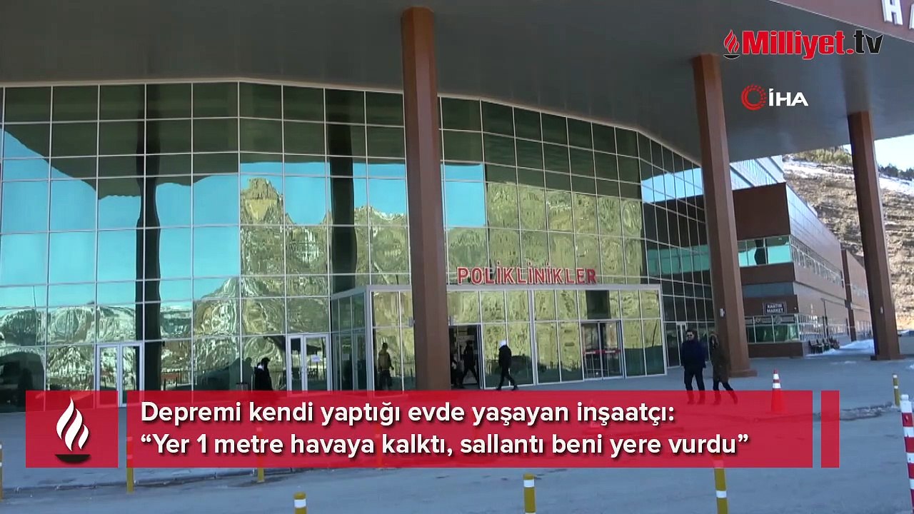 Depremi kendi yaptığı evde yaşayan inşaatçı o anları anlattı: “Yer 1 metre hava kalktı, sallantı beni yere vurdu”