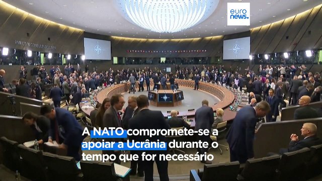 Guerra na Ucrânia está a esgotar reservas dos aliados, alerta secretário-geral da NATO