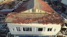 Depremin yıktığı Antakya havadan görüntülendi
