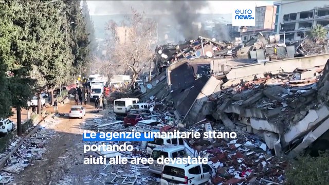 Sisma, il presidente Erdogan promette la ricostruzione delle zone colpite. Appello dell'Onu