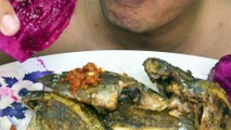 ASMR EATING | eating fried fish homemade | asmr mukbang eating