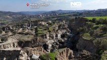 تصاویر هوایی از هاتای ترکیه؛ وقتی زلزله ۷.۸ ریشتری زمین را شکست