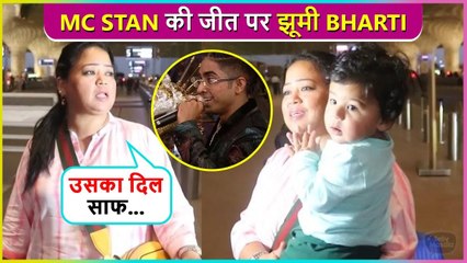Bharti Singh's First Reaction On MC Stan Winning BB 16, Says ' Uske Dil Mein'..| Spotted With Gola