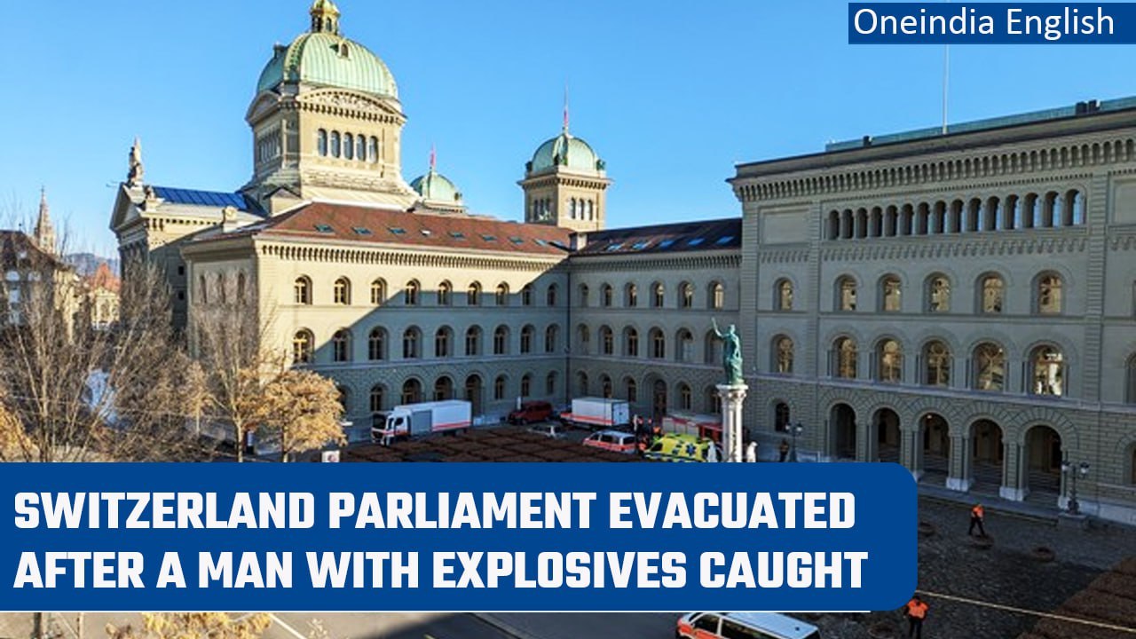 Switzerland Parliament evacuated after man nabb...