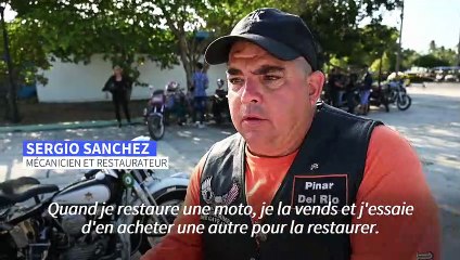 À Cuba aussi, des passionnés entretiennent le mythe Harley-Davidson