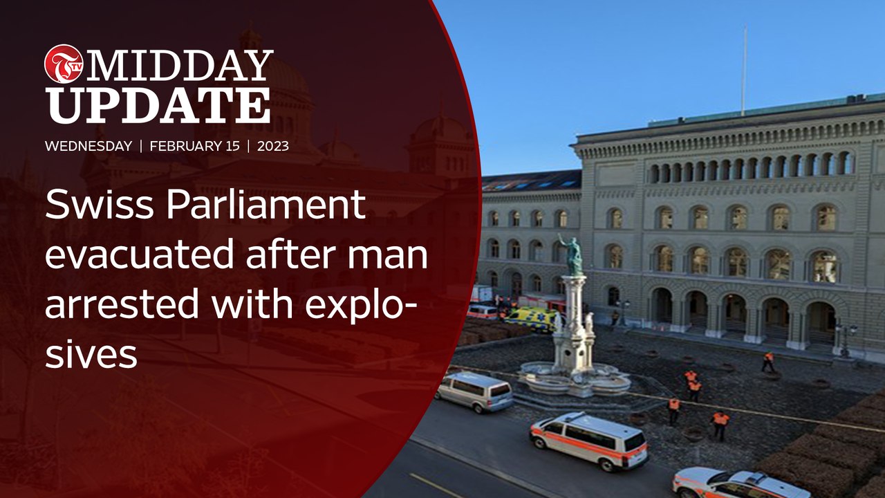 #MIDDAY_UPDATE: Swiss Parliament evacuated after man arrested with explosives