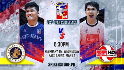 GAME 2 FEB 15, 2023 | PGJC-NAVY SEA LIONS vs CIGNAL HD SPIKERS |  OPEN CONFERENCE