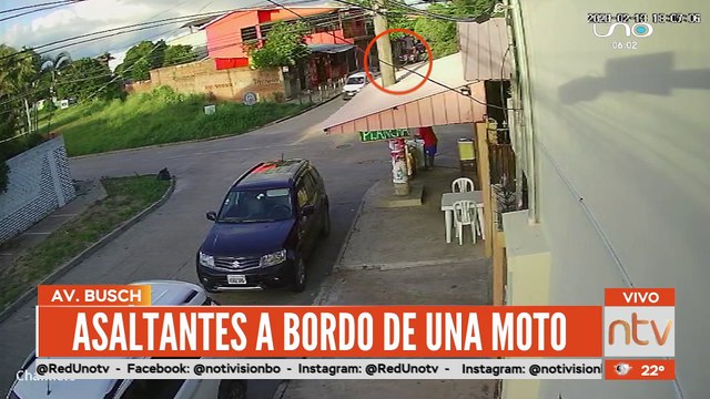 Delincuencia se apodera de las calles de Santa Cruz: Atracadores apuntan con una arma a su víctima para robarle e intimidan a los testigos al fugarse