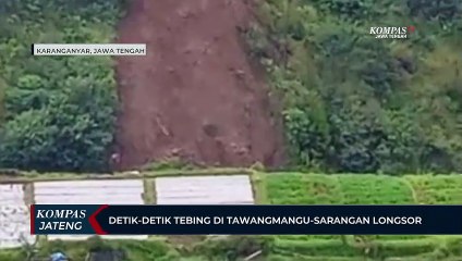 Video herunterladen: Detik-Detik Tebing di Tawangmangu-Sarangan Longsor