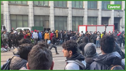 Evacuation du squat de la rue des Palais